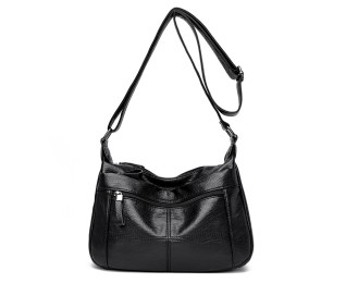 Genuine Leather Women's Bag Large Capacity New Retro Soft Casual Shoulder Bag Sheepskin Ladies Bag